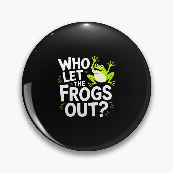 Item preview, Who Let The Frogs Ou Funny Frog Lovers designed and sold by TerryAnnie.