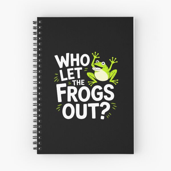 Item preview, Who Let The Frogs Ou Funny Frog Lovers designed and sold by TerryAnnie.