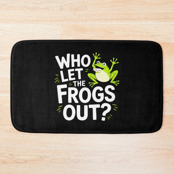 Item preview, Who Let The Frogs Ou Funny Frog Lovers designed and sold by TerryAnnie.
