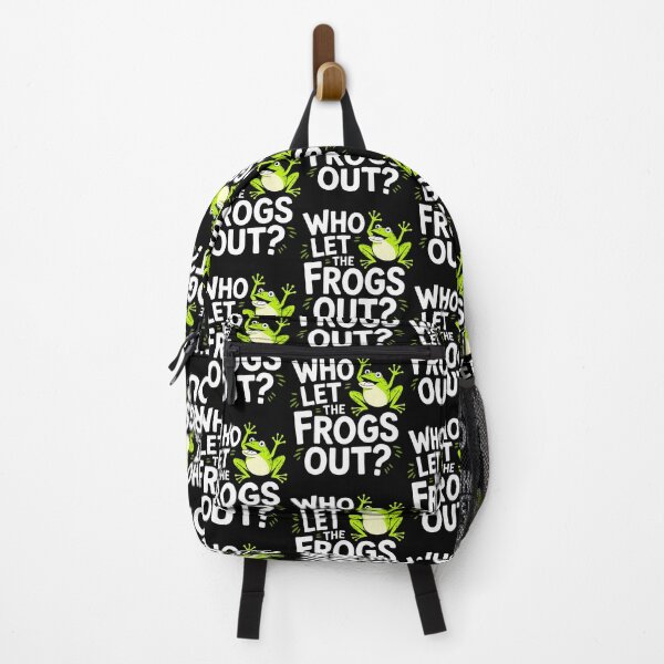 Item preview, Who Let The Frogs Ou Funny Frog Lovers designed and sold by TerryAnnie.