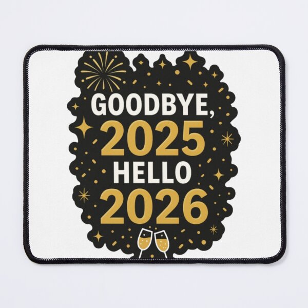 Item preview, Goodbye 2025 Hello 2026 Sticker – New Year Fireworks Party Design designed and sold by Gurjeetpixelart.