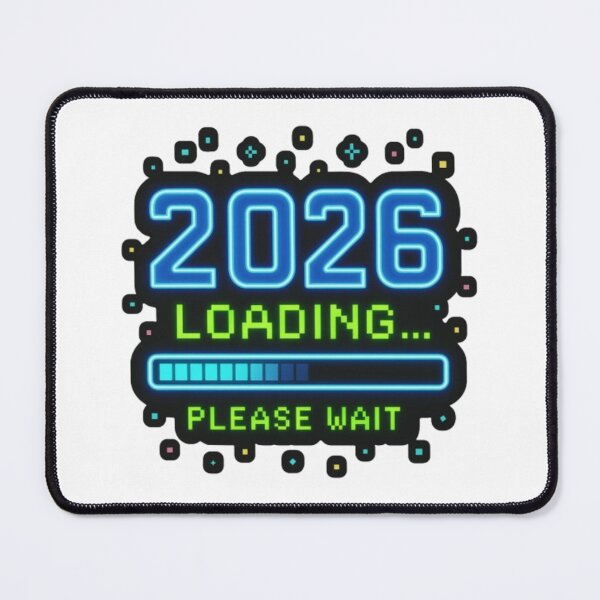 Item preview, 2026 Loading Sticker – Gamer Progress Bar Neon Pixel Art designed and sold by Gurjeetpixelart.