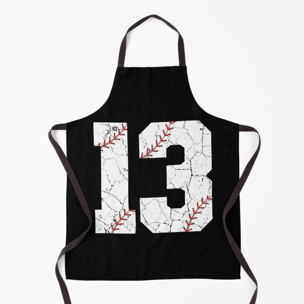 Item preview, Baseball Birthday 13 Distressed Number with Red Stitches designed and sold by JRRTs.