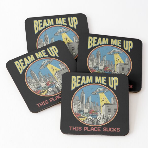 Item preview, Beam Me Up This Place Sucks - Vintage Space Humor designed and sold by MIMSCorneR.