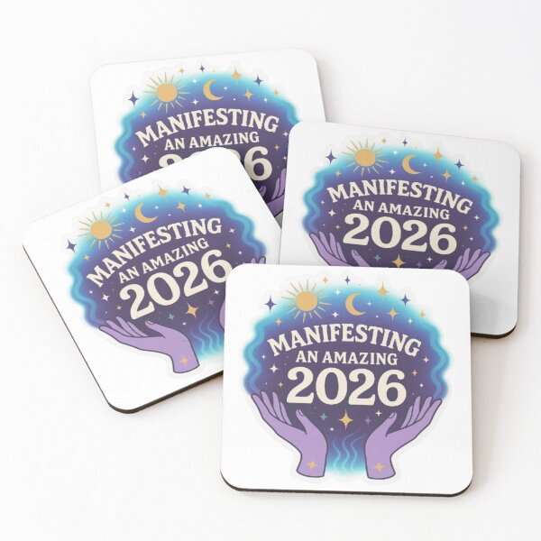 Artikelvorschau, Manifestiere einen fantastischen Sticker für 2026 – Himmlische magische Hände entworfen und verkauft von Gurjeetpixelart.