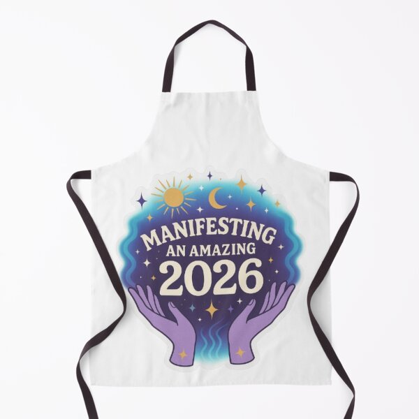 Item preview, Manifesting an Amazing 2026 Sticker – Celestial Magic Hands designed and sold by Gurjeetpixelart.