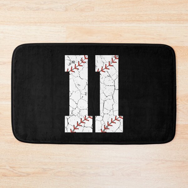 Item preview, Baseball Birthday 11 Distressed Number with Red Stitches designed and sold by JRRTs.