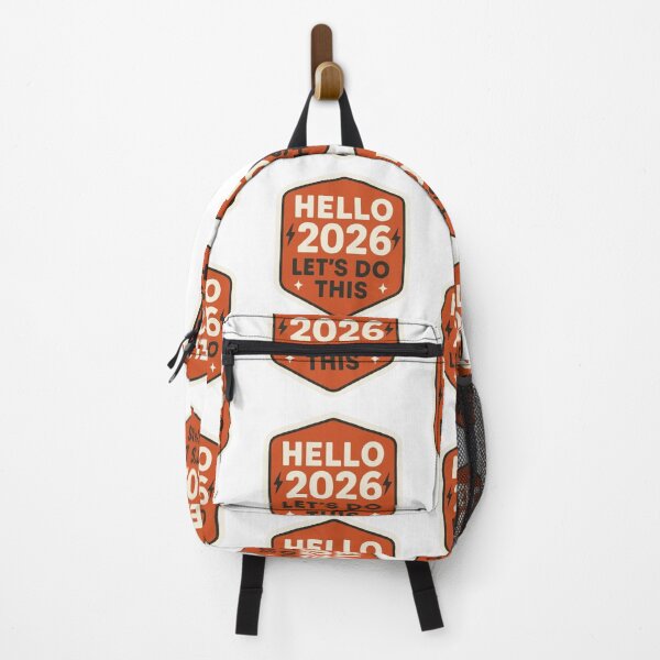 Item preview, Hello 2026 Let’s Do This Sticker – Motivational Badge Design designed and sold by Gurjeetpixelart.