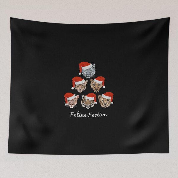 Item preview, Feline Festive designed and sold by GeoCreate.