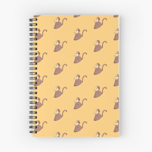 Item preview, Simple Cute Monkey Doodle Seamless Pattern - Pastel Peach Safari Print designed and sold by NgernPhanLan.