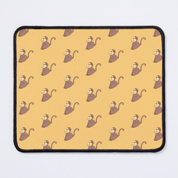 Item preview, Simple Cute Monkey Doodle Seamless Pattern - Pastel Peach Safari Print designed and sold by NgernPhanLan.