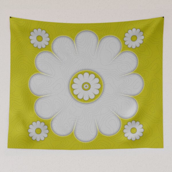 Item preview, GRAY FLOWERS designed and sold by Art2Be-Studio.
