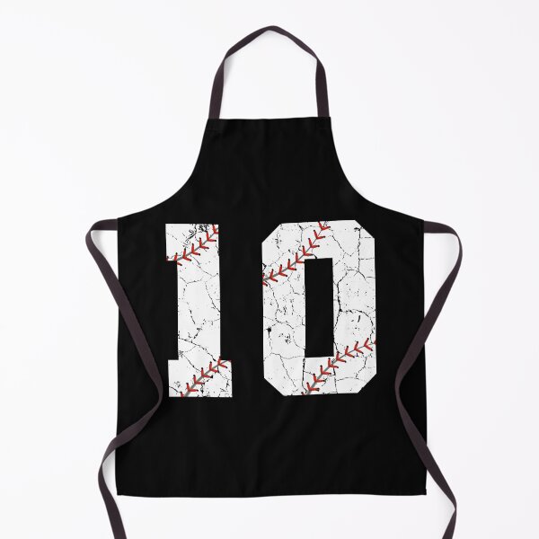 Item preview, Baseball Birthday 10 Distressed Number with Red Stitches designed and sold by JRRTs.