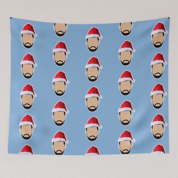 Item preview, Drake Merry Christmas illustration designed and sold by ZooStateofMind.