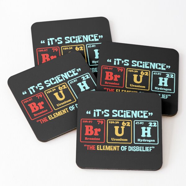 Item preview, It's Science Bruh Periodic Table of Elements Meme Nerdy Bro designed and sold by ScienceCorner.