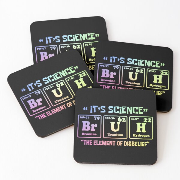 Item preview, It's Science Bruh Periodic Table of Elements Meme Nerdy Bro designed and sold by ScienceCorner.