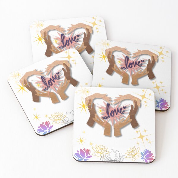 Item preview, Love - Hands Heart Lotus Flower Inspirational Spiritual Art designed and sold by Extremeallie.