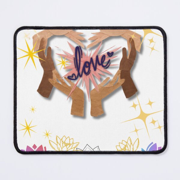 Item preview, Love - Hands Heart Lotus Flower Inspirational Spiritual Art designed and sold by Extremeallie.