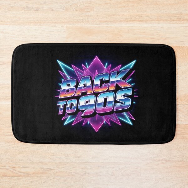 Item preview, BACK TO THE 90s Retro Chrome Logo – 80s Sci-Fi, Synthwave & Arcade Nostalgia Design designed and sold by paulo silveira.