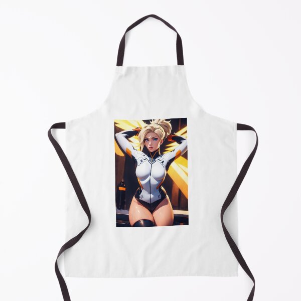 Item preview, Mercy Angel Hero Anime Art | Blonde Hair White Bodysuit Futuristic Sci-Fi Look designed and sold by iloveanimechibi.