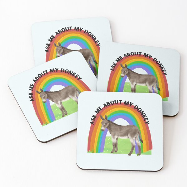 Item preview, Ask me about my Donkey  designed and sold by Soccer4ja9.