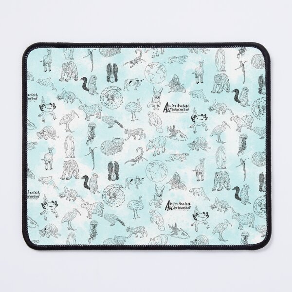 Item preview, A is for Axolotl: ABC animals from around the world. designed and sold by Gillian Mazzara.