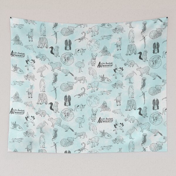 Item preview, A is for Axolotl: ABC animals from around the world. designed and sold by Gillian Mazzara.