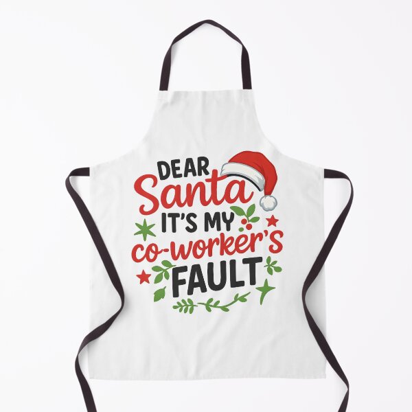 Item preview, Dear Santa It's My Co-Workers Fault Funny Office Christmas designed and sold by hemagamo.