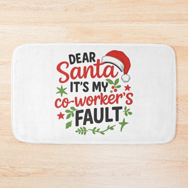Item preview, Dear Santa It's My Co-Workers Fault Funny Office Christmas designed and sold by hemagamo.