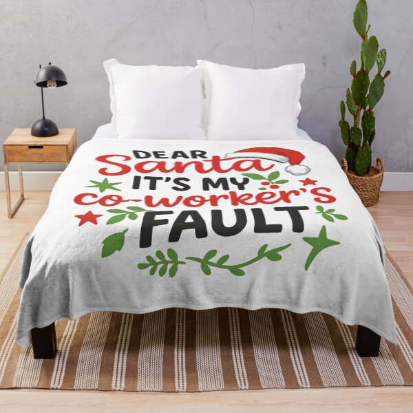 Item preview, Dear Santa It's My Co-Workers Fault Funny Office Christmas designed and sold by hemagamo.