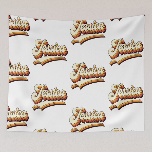 Item preview, Jessica Name Retro 70s Vintage design designed and sold by Teelogic.