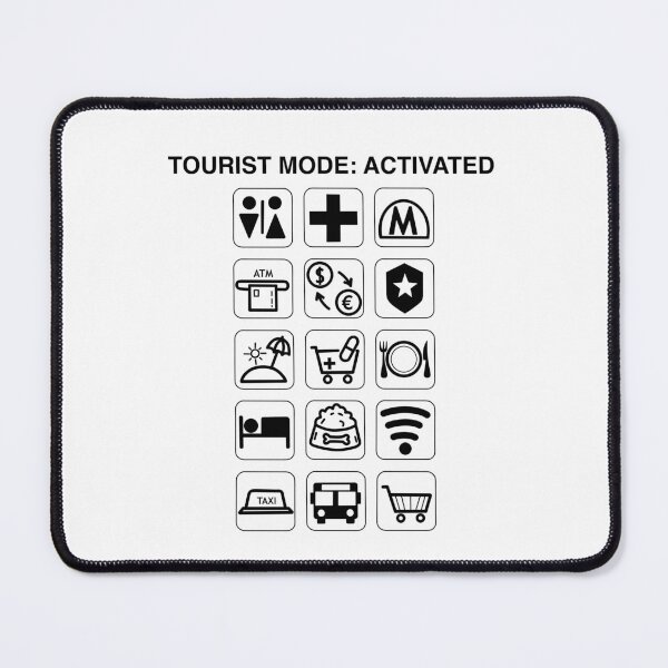 Item preview, Tourist mode: activated designed and sold by RedLaza.