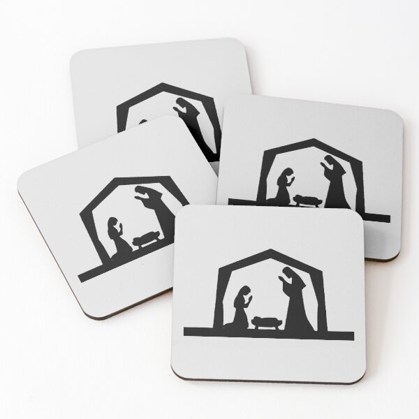 Item preview, Nativity Silhouette – Holy Family Christmas Scene designed and sold by AzizamWorks.