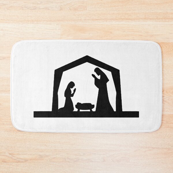 Item preview, Nativity Silhouette – Holy Family Christmas Scene designed and sold by AzizamWorks.