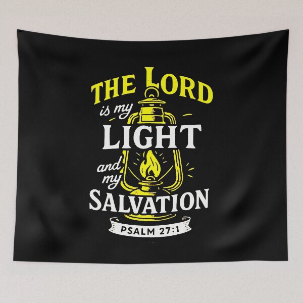 Item preview, Psalm 27:1 The LORD is my Light and my Salvation designed and sold by plushism.