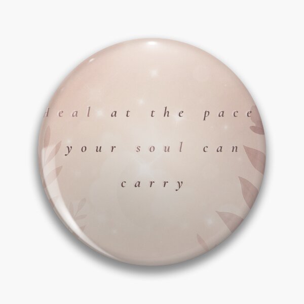 Item preview, Heal at the Pace Your Soul Can Carry – Soft Minimal Emotional Healing Quote Art designed and sold by BlessedStudio31.