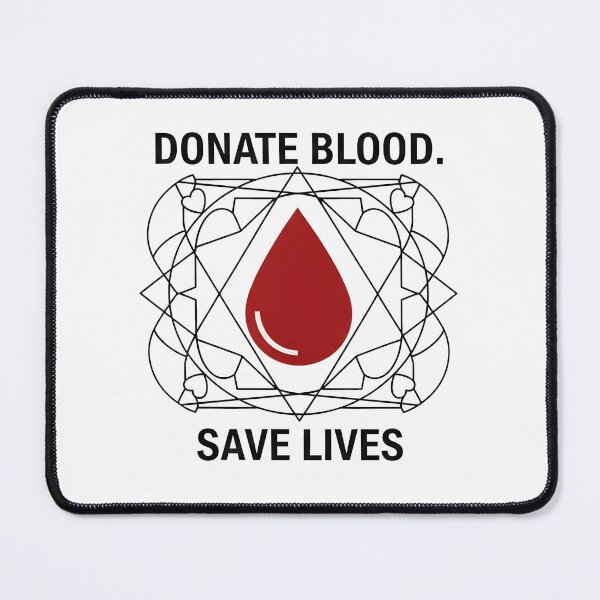 Item preview, Bold Red Blood Drop Save Lives designed and sold by fawzimorsy.