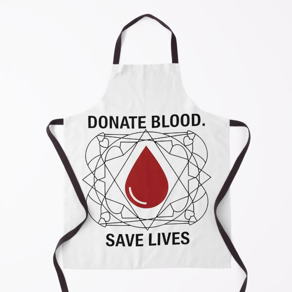 Item preview, Bold Red Blood Drop Save Lives designed and sold by fawzimorsy.