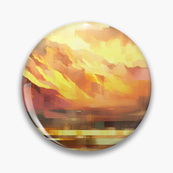 Item preview, Snow Over Snowdonia | Abstract Sunrise Mountain Landscape designed and sold by Stoneflower-Art.