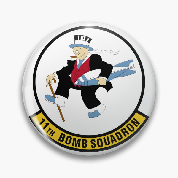 Artikelvorschau, Maskottchen-Emblem der 11. Bomberschwadron entworfen und verkauft von CharlieDesings.