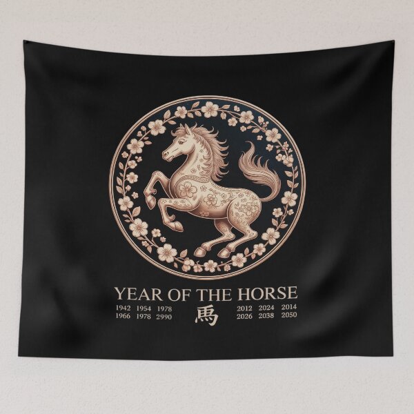 Item preview, Chinese New Year Of The Horse 2026 Lunar Zodiac  designed and sold by KotexTemu.