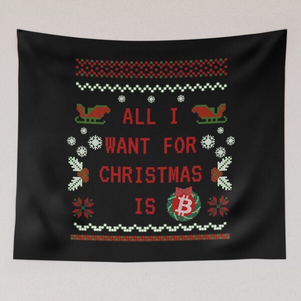 Item preview, Bitcoin Christmastime designed and sold by Silvernuit.