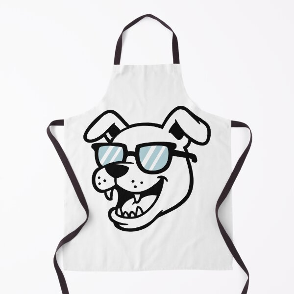 Item preview, Cool Dog with Sunglasses – Funny Dog Head Cartoon designed and sold by holywarter.