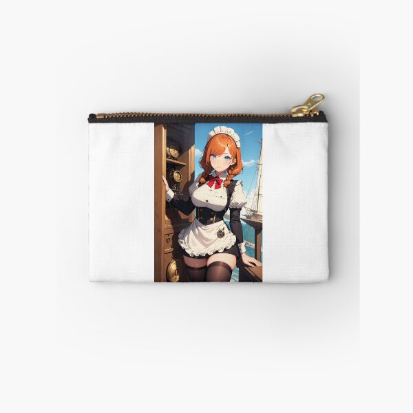 Item preview, Steampunk Maid Anime Girl Nautical Clock Art designed and sold by iloveanimechibi.