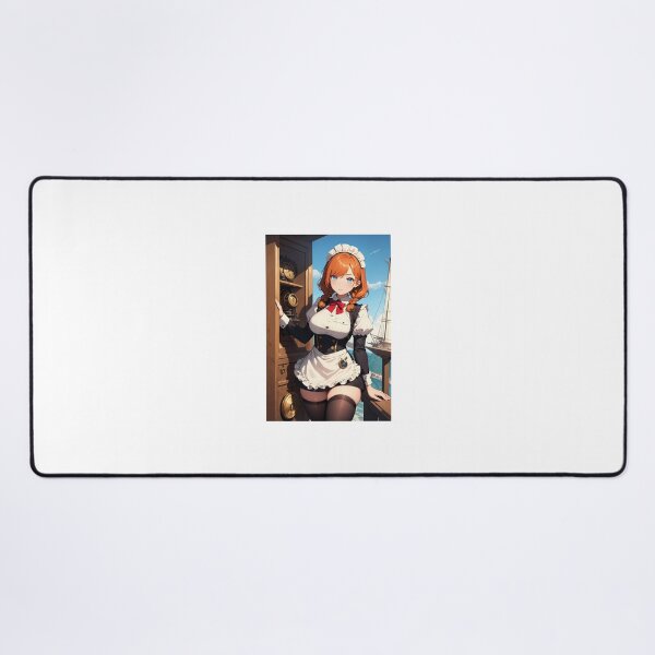 Item preview, Steampunk Maid Anime Girl Nautical Clock Art designed and sold by iloveanimechibi.