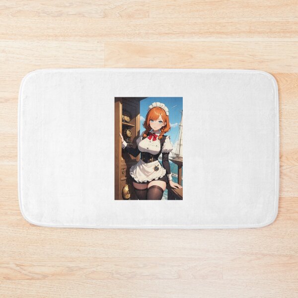 Item preview, Steampunk Maid Anime Girl Nautical Clock Art designed and sold by iloveanimechibi.