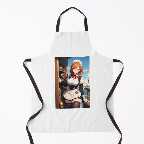 Item preview, Steampunk Maid Anime Girl Nautical Clock Art designed and sold by iloveanimechibi.