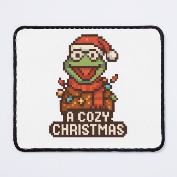 Item preview, Cozy Christmas Pixel Art Sticker – Cute Puppet Style Holiday Design designed and sold by Gurjeetpixelart.