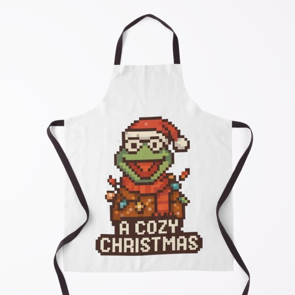 Item preview, Cozy Christmas Pixel Art Sticker – Cute Puppet Style Holiday Design designed and sold by Gurjeetpixelart.