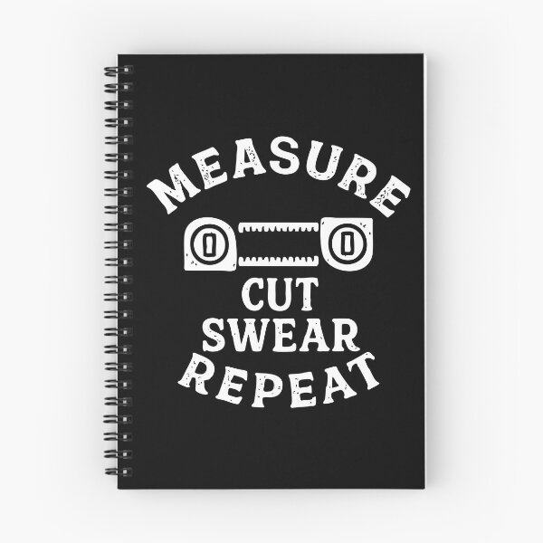Item preview, measure cut swear repeat designed and sold by CloudyPress.